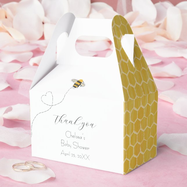 Honeybee Favor Box (Wedding)
