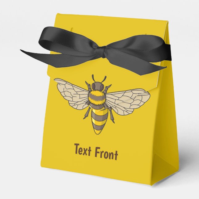 Honeybee Favor Boxes (Front Side)