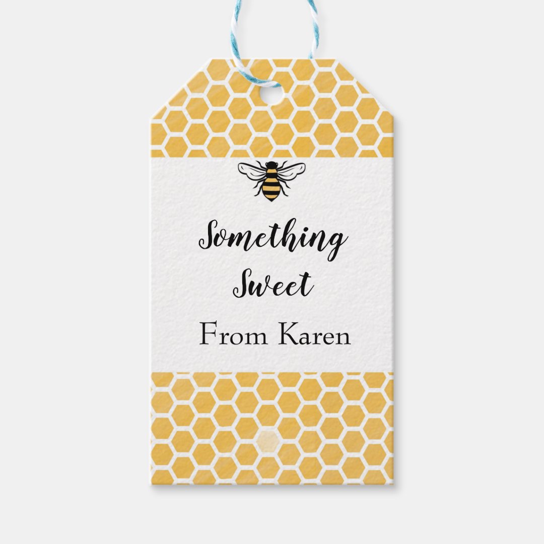 Honeybee Gift Tag | Zazzle