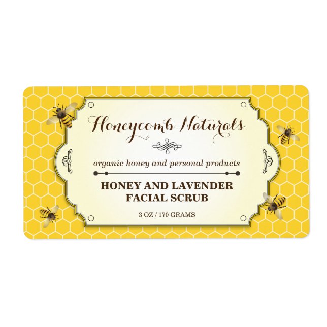 Honeybee Handmade Label (Front)