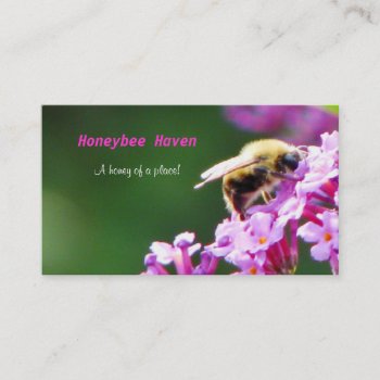 Honeybee Haven Business Card by Koobear at Zazzle