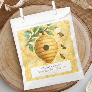 Honeybee Hive Baby Shower Favor Bag