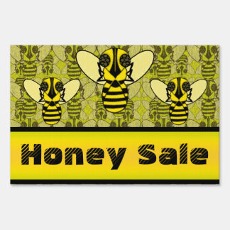 Honey Bee Yard & Lawn Signs | Zazzle