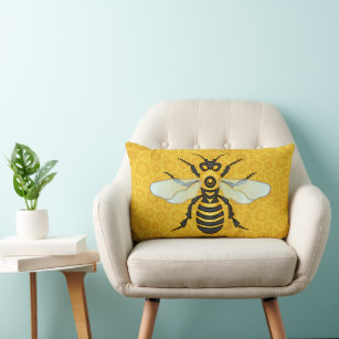 Bee Pillow / Honey Bee Decor / Daisy Pillow / Bee Cushion – Farmhouse for  the Soul