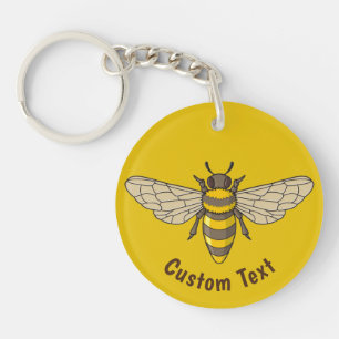 Honeybee Keychain