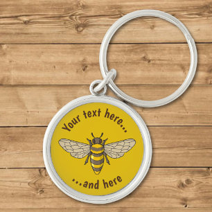 Honeybee Keychain