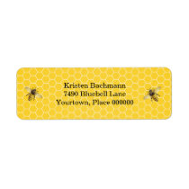 Honeybee Mother to Bee Baby Shower Label