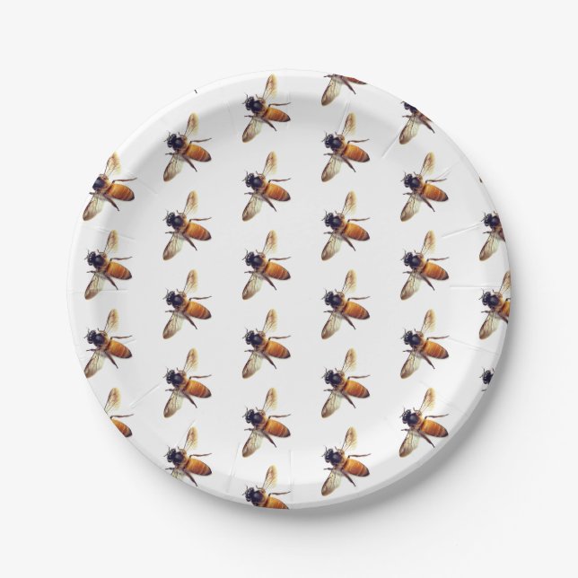 Honeybee Paper Plates (Front)