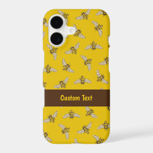 Honeybee Pattern iPhone 17 Case