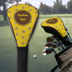 Honeybee Pattern Golf Head Cover