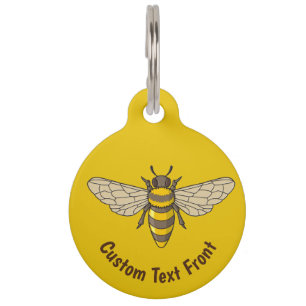Honeybee Pet ID Tag