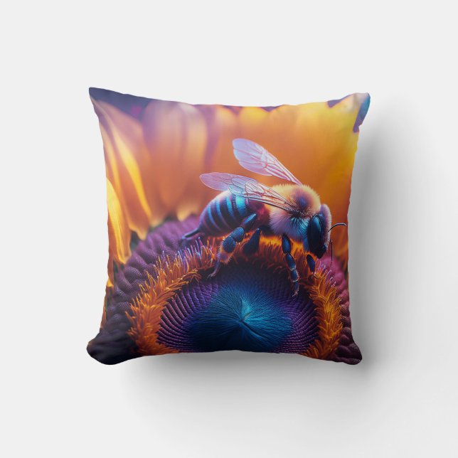 Honeybee Pillow (Front)