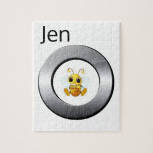 Honeybee Silver Jigsaw Puzzle