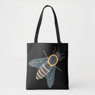 Honeybee (single black) - Tote
