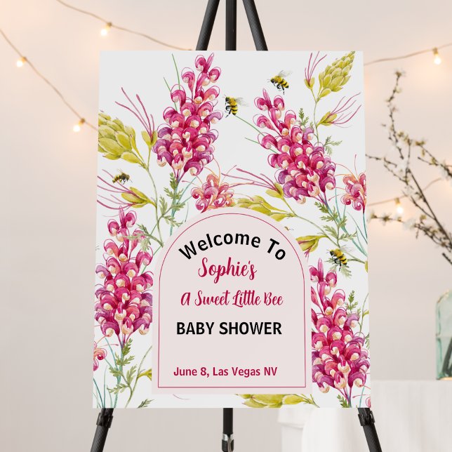 Honeybee, Sweet Little Bee Welcome Sign (Creator Uploaded)