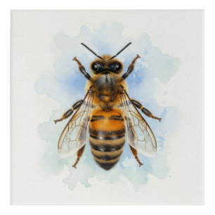 Honeybee – Watercolor Guardian Acrylic Print