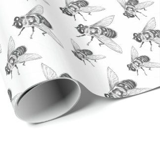 Honeybee Wrapping Paper Honeybee Wrapping Paper