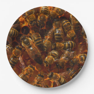 HONEYBEES 7 PAPER PLATES