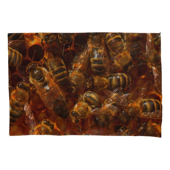 HONEYBEES 7   PILLOW CASE (Front)