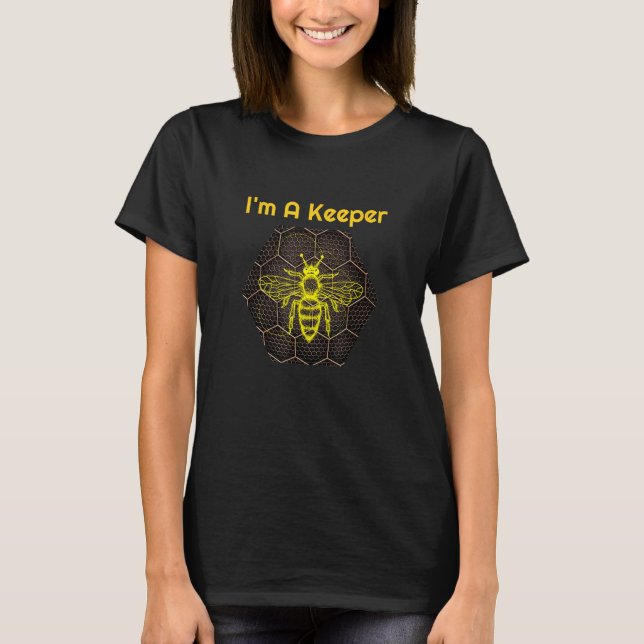 Honeybees American Beekeeper  Love Honey Bees T-Shirt (Front)