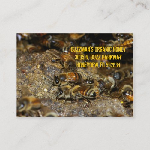 Honeybees at work business cards