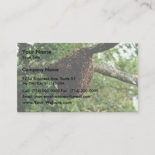 Customizable Honeybees Business Card Templates