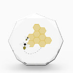 Honeycomb Acrylic Award<br><div class="desc">Feel the sweetness by nature! Designs by embroidery patterns.</div>