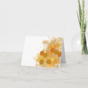 Honeycomb Alcohol Ink Card