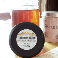 Honeycomb And Bees  Classic Round Sticker