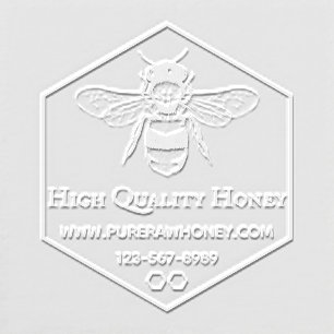 Honeycomb Apiary Skincare Tattoo Bee sign Embosser