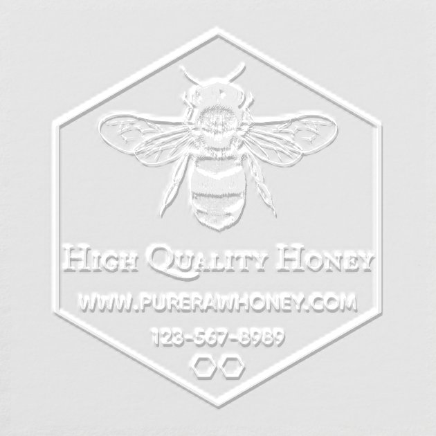 Honeycomb Apiary Skincare Tattoo Bee sign Embosser