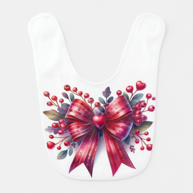 honeycomb baby bib (Front)