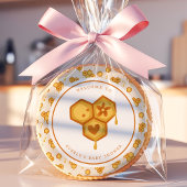 Honeycomb Baby Shower  Sugar Cookie