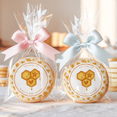 Honeycomb Baby Shower  Sugar Cookie