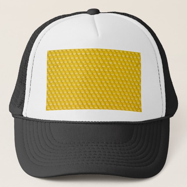 Honeycomb Background Gifts Template Trucker Hat (Front)