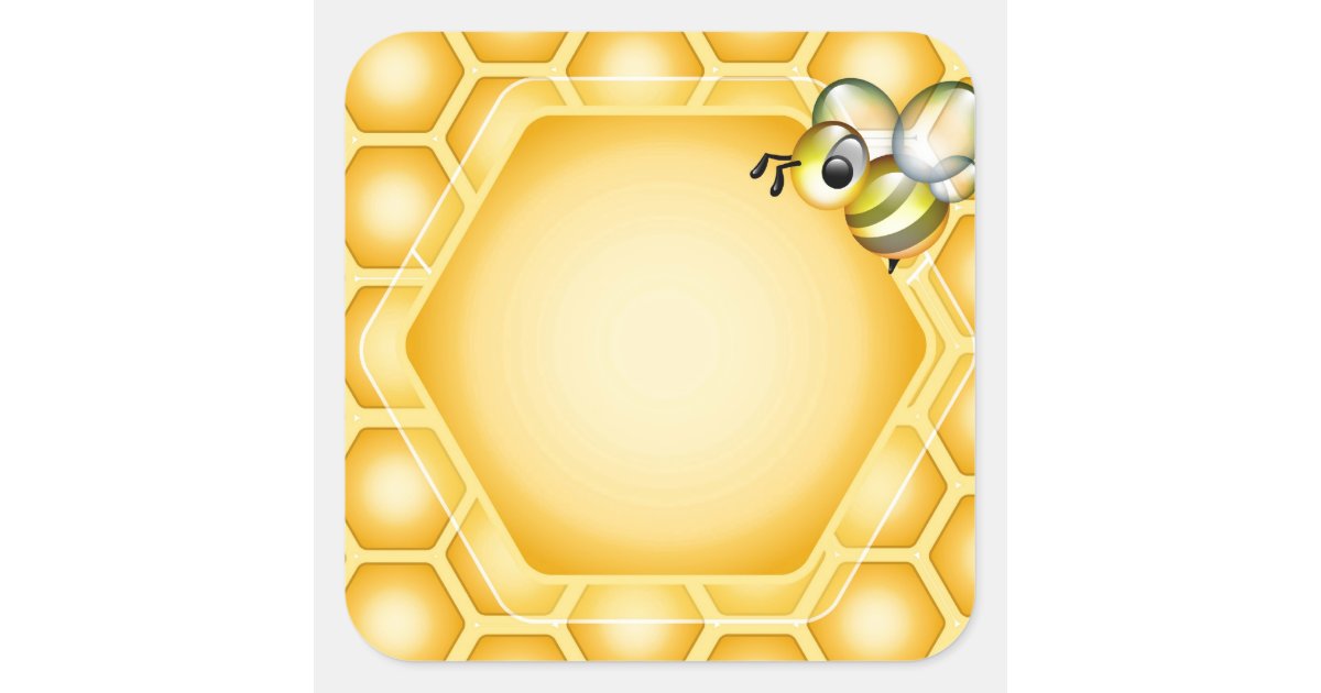 Honey Bee Mixer Decals Honeycomb Decals Watercolor Bee Stickers