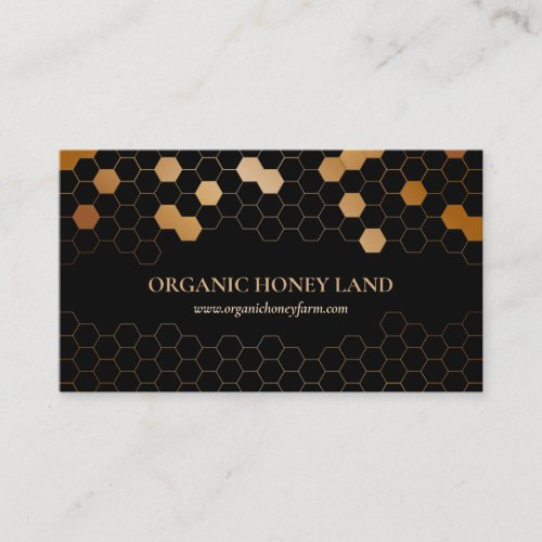 Honeycomb Bee Beekeeper Apiarist Business Card