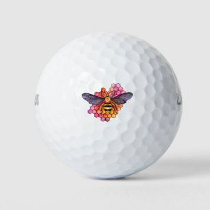 Honeycomb Bee Golf Balls