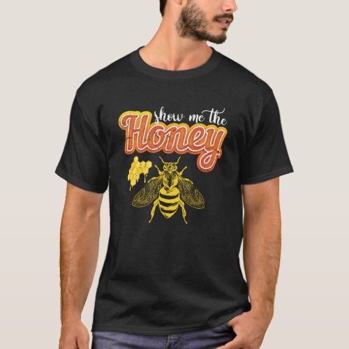 Honeycomb Bee Hive  Beekeeper T_Shirt