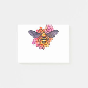 Honeycomb Bee Post-it Notes