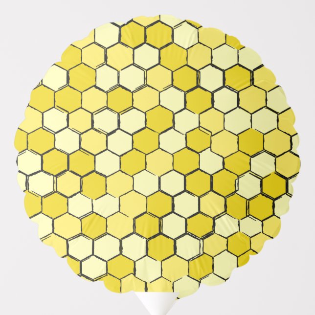 Honeycomb Bee Themed  Balloon (Front)