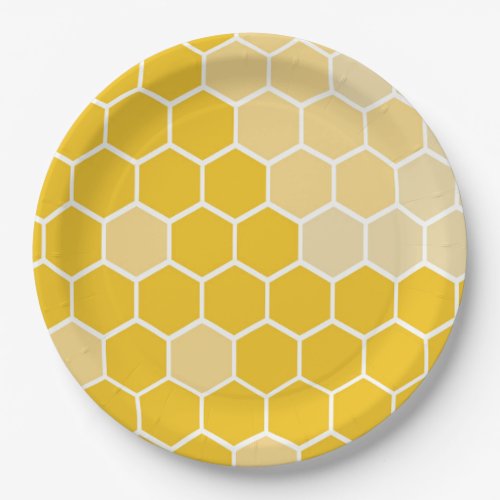 Honeycomb Bee Themed Party Plates