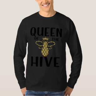 Honeycomb Beekeeper Bee Queen of the Hive T-Shirt