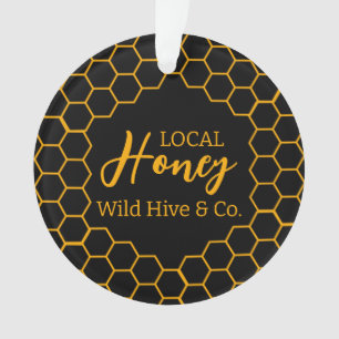 Honeycomb – Black or White Background Ornament