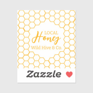 Honeycomb – Black or White Background Sticker