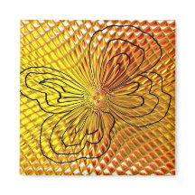 Honeycomb Butterfly Magnet