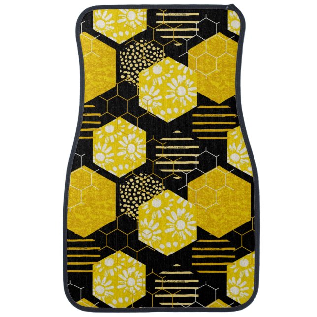 Honeycomb! Car Floor Mat (Front)