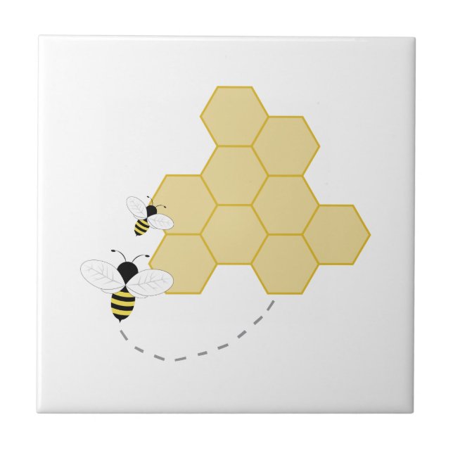 Honeycomb Ceramic Tile (Front)