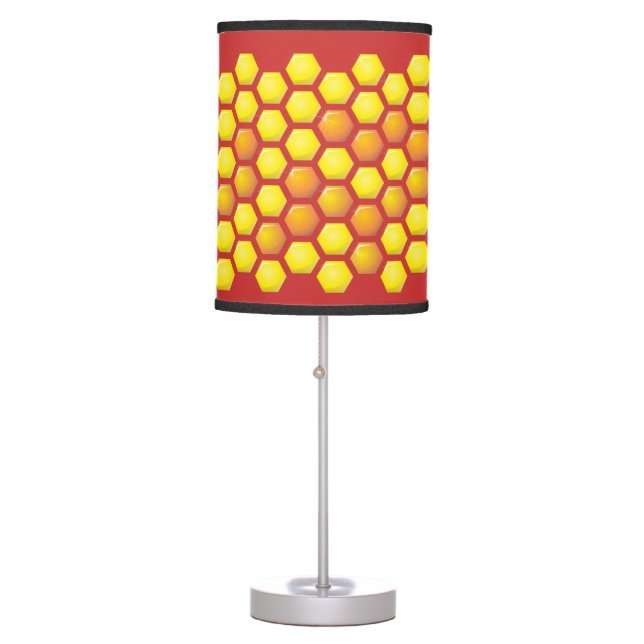 Honeycomb Custom Table Lamp (Front)