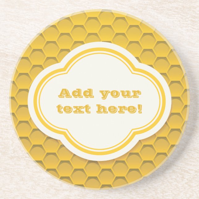 Honeycomb Drink Coaster (Front)